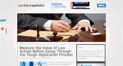 Desktop Screenshot of lawschoolapplication.org